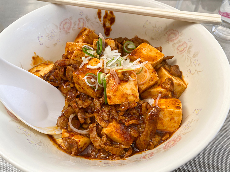 つり堀 武蔵野園のマーボー麺