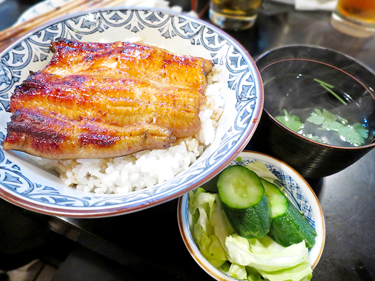 川勢のランチのうな丼