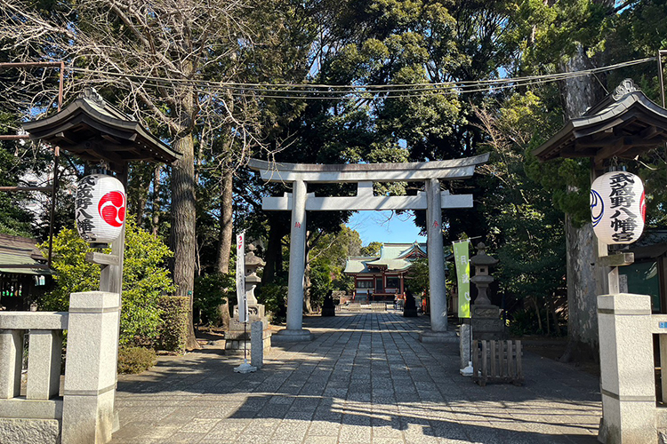 武蔵野八幡宮の鳥居