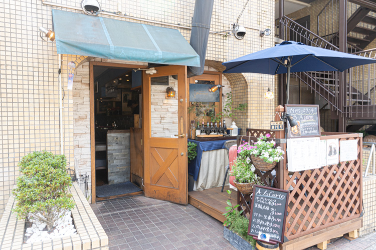 「Restaurant Petillant」の外観