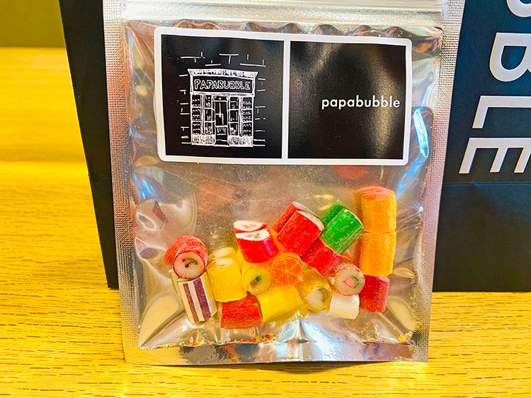 PAPABUBBLEのプレゼントキャンディー