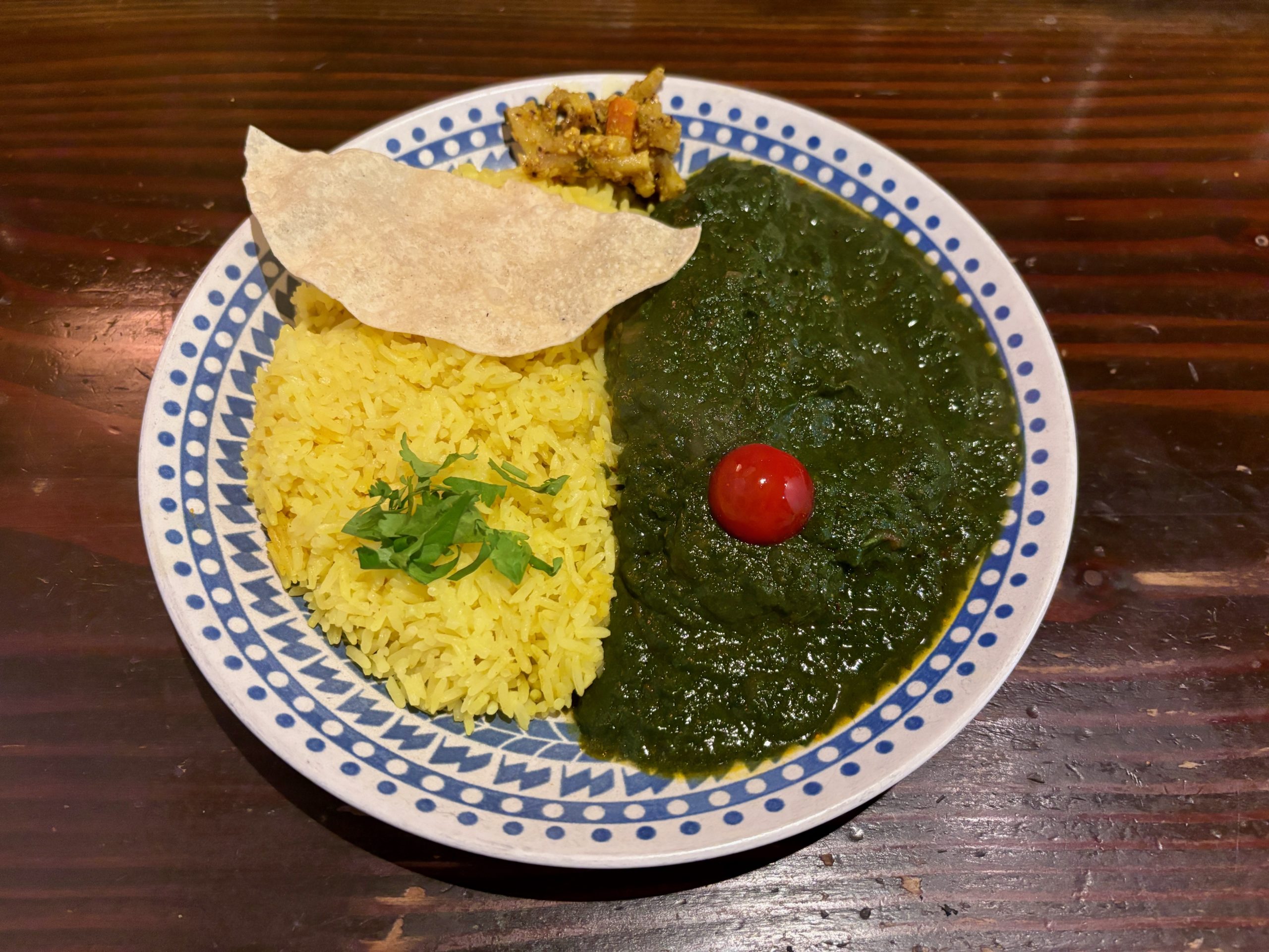 カフェオーケストラのサグチキンカレー