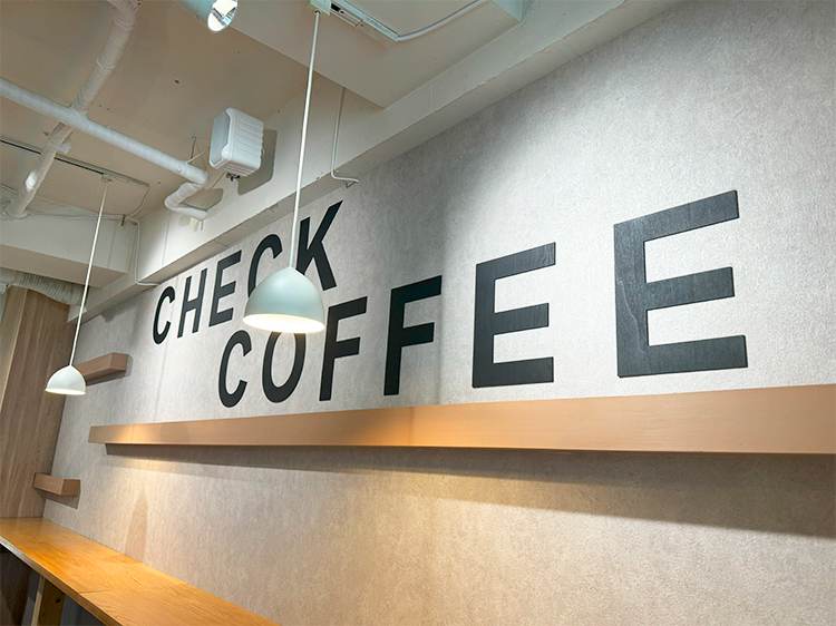 checkcoffee店内ロゴ