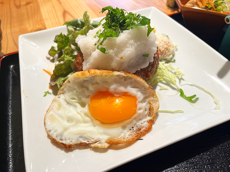 「和食 竹田」おろしハンバーグ